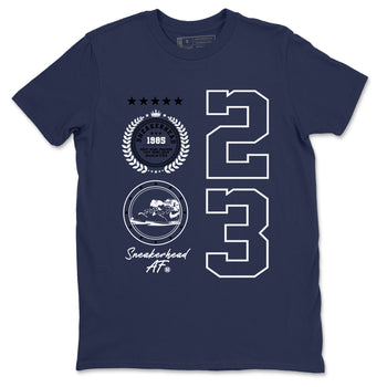 1s Midnight Navy shirts to match jordans Sneaker Emblem sneaker match tees Air Jordan 1 Midnight Navy match shoes to clothes SNRT Sneaker Tees unisex cotton Navy 2 shirts
