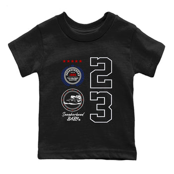 1s Rare Air shirts to match jordans Sneaker Emblem sneaker match tees Air Jordan 1 High OG Rare Air Deep Royal Blue match shoes to clothes SNRT Sneaker Tees Youth Baby Black 2 tee