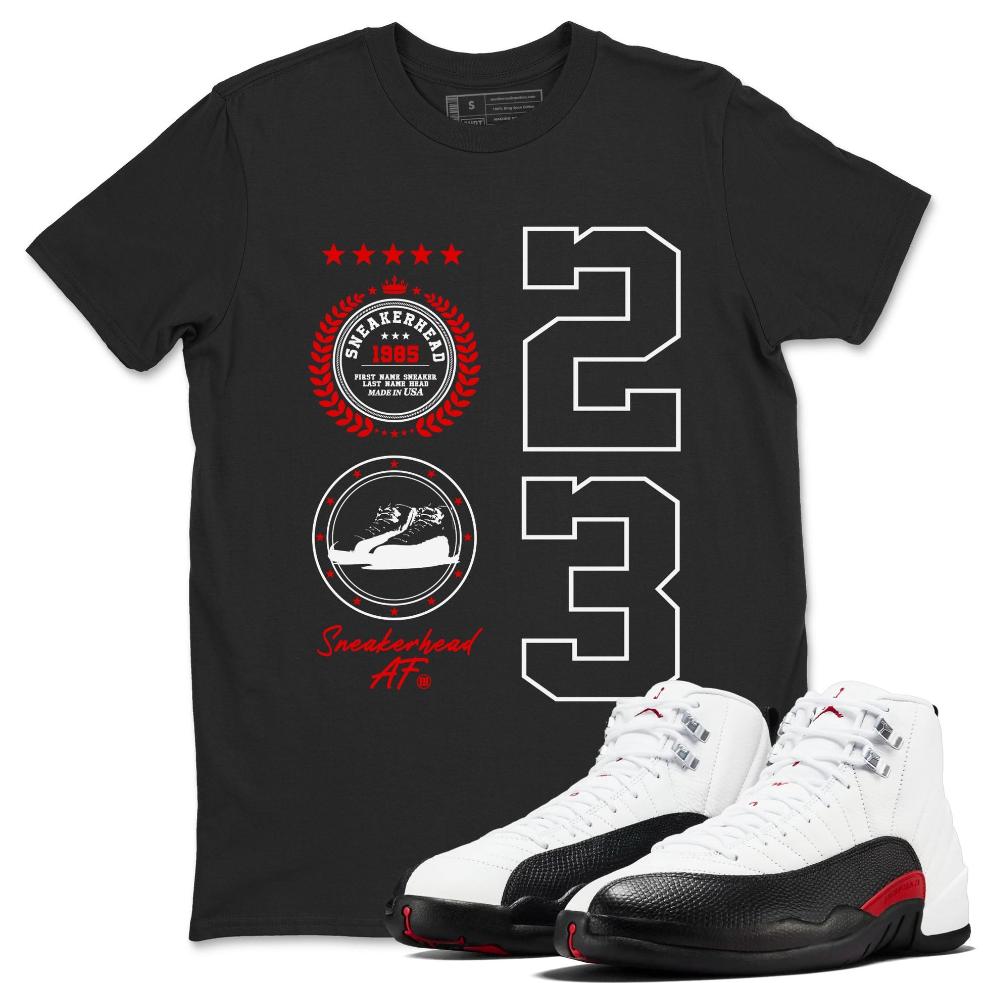 Air Jordan 1 Taxi Flip shirts to match jordans Sneaker Emblem sneaker match tees Air Jordan 1 Taxi Flip SNRT Sneaker Release Tees unisex cotton Black 1 crew neck shirt