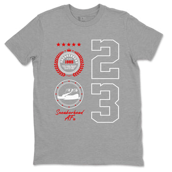 Air Jordan 1 Taxi Flip shirts to match jordans Sneaker Emblem sneaker match tees Air Jordan 1 Taxi Flip SNRT Sneaker Release Tees unisex cotton Heather Grey 2 crew neck shirt