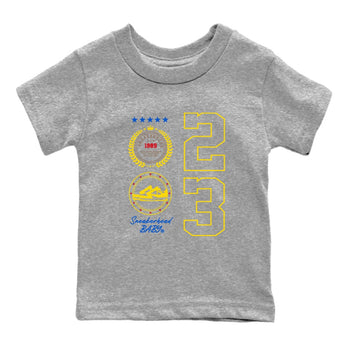 Air Jordan 1 Low x Travis Scott x Canary shirt to match jordans Sneaker Emblem sneaker tees Air Jordan 1 Travis Scott Canary Streetwear Brand SNRT Sneaker Release Tees baby toddler Heather Grey 2 cotton Shirt