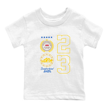 Air Jordan 1 Low x Travis Scott x Canary shirt to match jordans Sneaker Emblem sneaker tees Air Jordan 1 Travis Scott Canary Streetwear Brand SNRT Sneaker Release Tees baby toddler White 2 cotton Shirt
