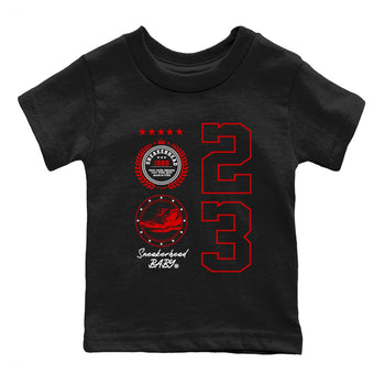 11s Bred Velvet shirts to match jordans Sneaker Emblem sneaker match tees Air Jordan 11 Retro Bred Velvet match shoes to clothes SNRT Sneaker Tees Youth Baby Black 2 tee