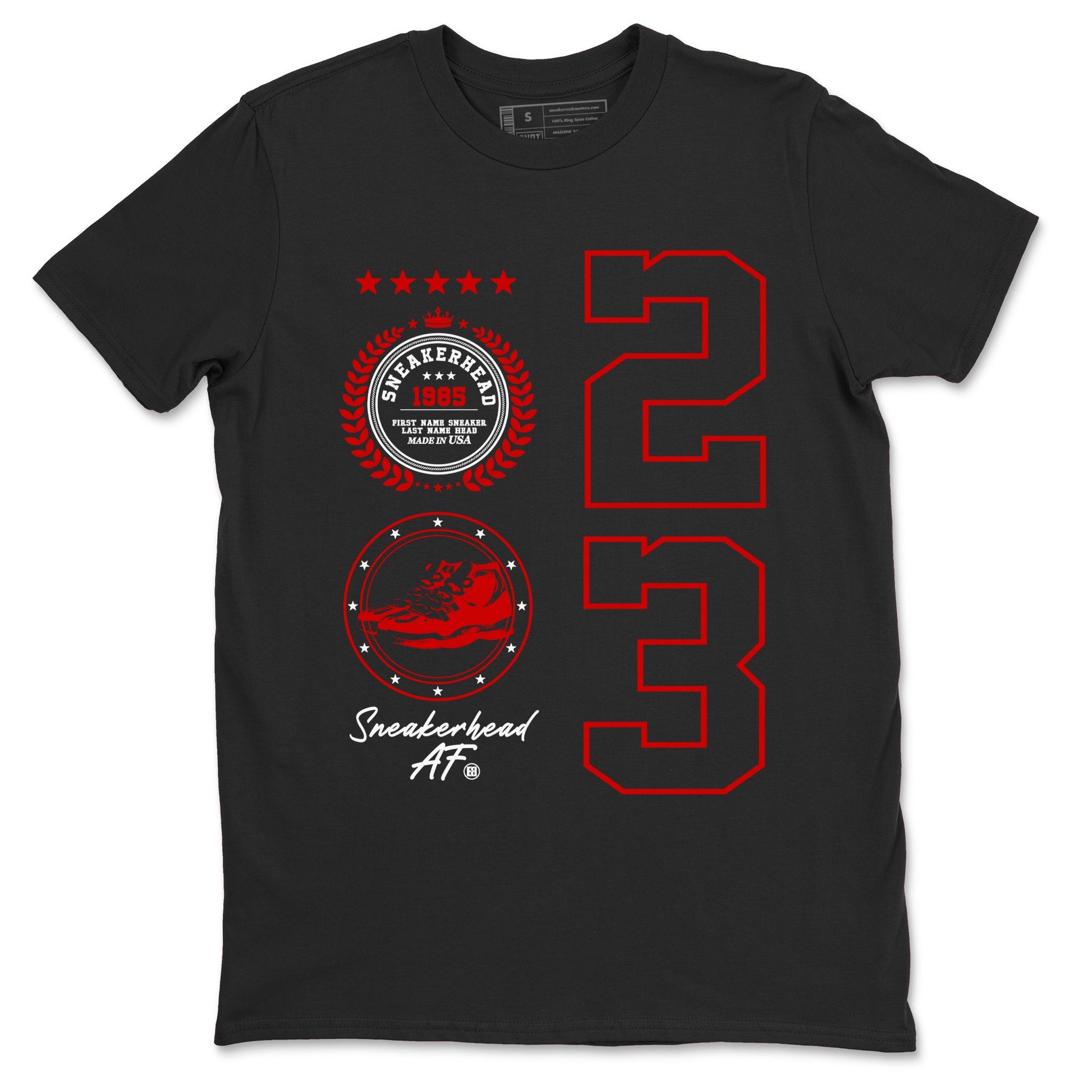 11s Bred Velvet shirts to match jordans Sneaker Emblem sneaker match tees Air Jordan 11 Retro Bred Velvet match shoes to clothes SNRT Sneaker Tees unisex cotton Black 2 shirts