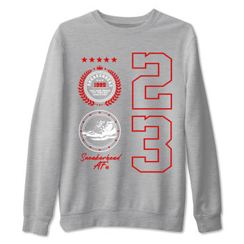 11s Cherry shirts to match jordans Sneaker Emblem sneaker match tees Air Jordan 11 Retro Cherry match shoes to clothes SNRT Sneaker Tees unisex cotton Heather Grey 2 shirts