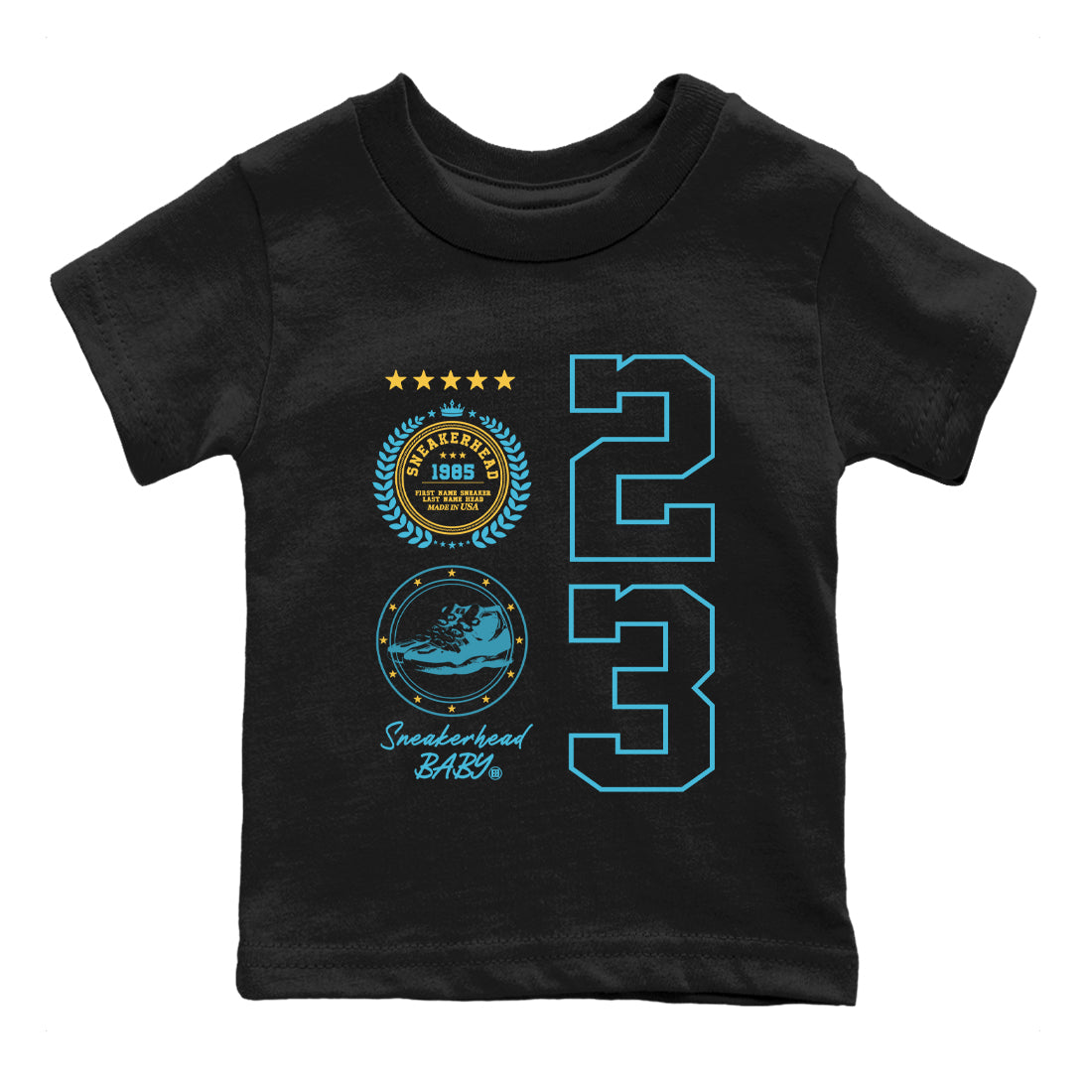 Sneaker Threads – Sneaker Tees To Match Air Jordan 11 Retro Gamma – Sneaker Emblem Youth Graphic Tee Black 2. Perfect for Jordan releases 2025 colorways.