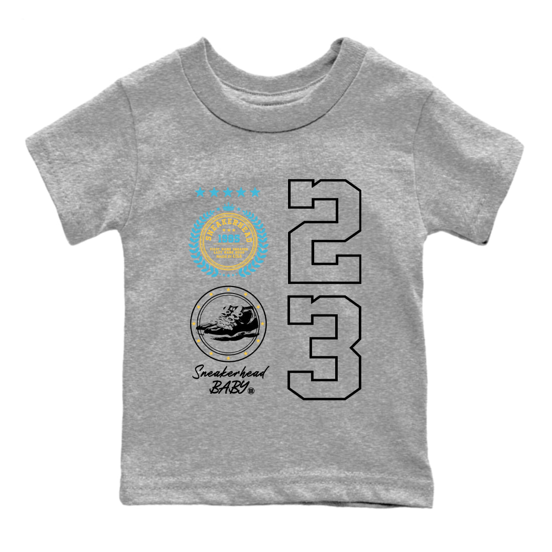 Sneaker Threads – Sneaker Tees To Match Air Jordan 11 Retro Gamma – Sneaker Emblem Youth Graphic Tee Heather Grey 2. Perfect for Jordan releases 2025 colorways.
