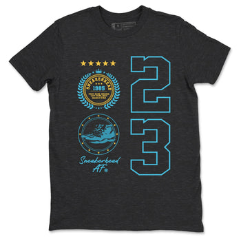 Sneaker Threads – Sneaker Tees To Match Air Jordan 11 Retro Gamma – Sneaker Emblem Graphic Tee Charcoal Heather 2. Perfect for Jordan releases 2025 colorways.