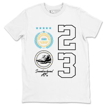 Sneaker Threads – Sneaker Tees To Match Air Jordan 11 Retro Gamma – Sneaker Emblem Graphic Tee White 2. Perfect for Jordan releases 2025 colorways.