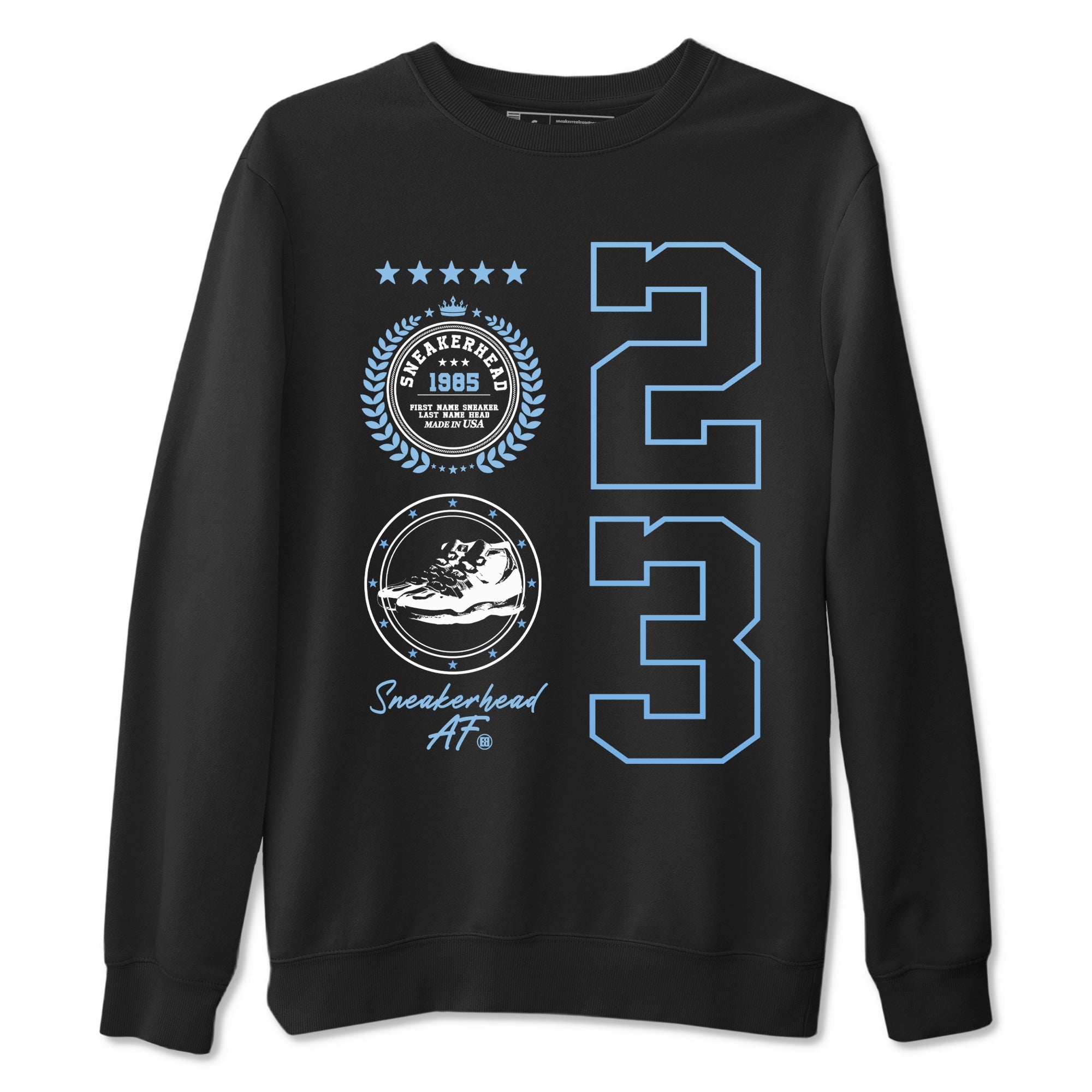 AJ11 Retro Legend Blue shirts to match jordans Sneaker Emblem best t shirts to wear with jordans 11s Legend Blue match shoes to clothes SNRT Sneaker Tees unisex cotton Black 2 shirts
