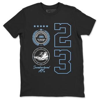 AJ11 Retro Legend Blue shirts to match jordans Sneaker Emblem best t shirts to wear with jordans 11s Legend Blue match shoes to clothes SNRT Sneaker Tees unisex cotton Black 2 shirts