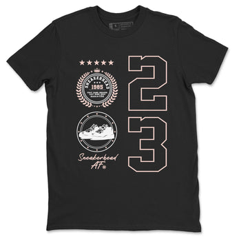 11s Legend Pink shirt to match jordans Sneaker Emblem sneaker tees Air Jordan 11 Legend Pink SNRT Sneaker Release Tees unisex cotton Black 2 crew neck shirt