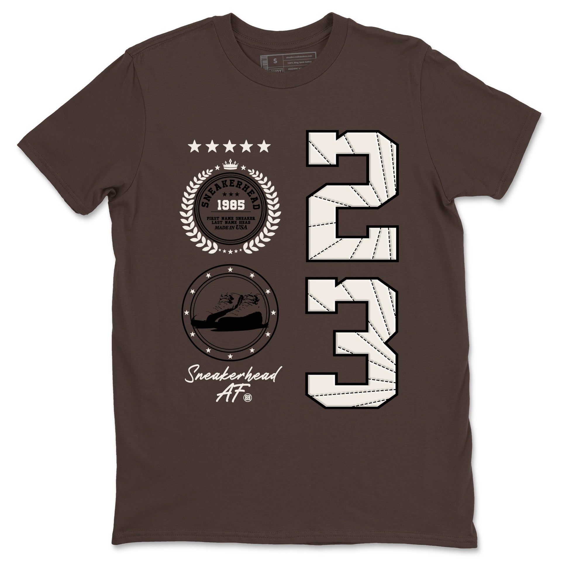 AJ12 Baroque Brown shirts to match jordans Sneaker Emblem best t shirts to wear with jordans SoleFly x Jordan 12 Baroque Brown match shoes to clothes SNRT Sneaker Tees unisex cotton Dark Chocolate 2 shirts