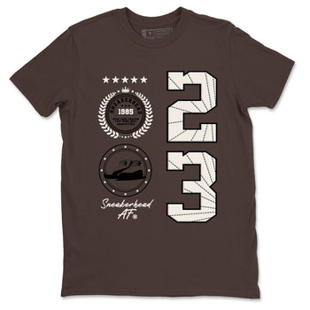 AJ12 Baroque Brown shirts to match jordans Sneaker Emblem best t shirts to wear with jordans SoleFly x Jordan 12 Baroque Brown match shoes to clothes SNRT Sneaker Tees unisex cotton Dark Chocolate 2 shirts