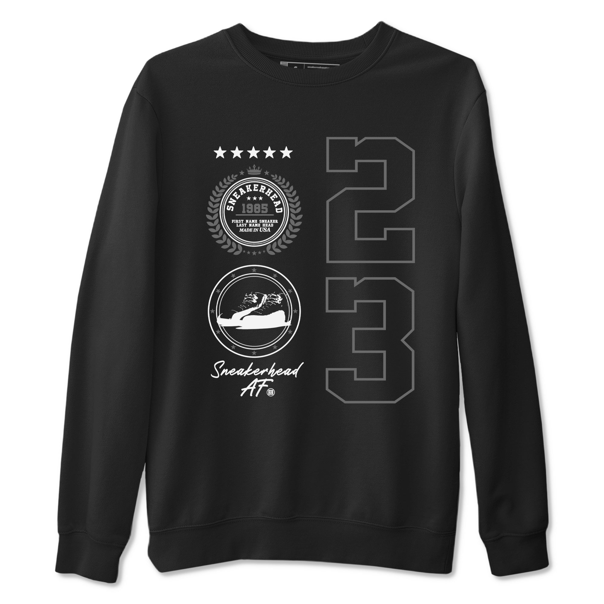 12s Black Wolf Grey shirts to match jordans Sneaker Emblem sneaker match tees Air Jordan 12 Black Wolf Grey SNRT Sneaker Release Tees unisex cotton Black 2 crew neck shirts