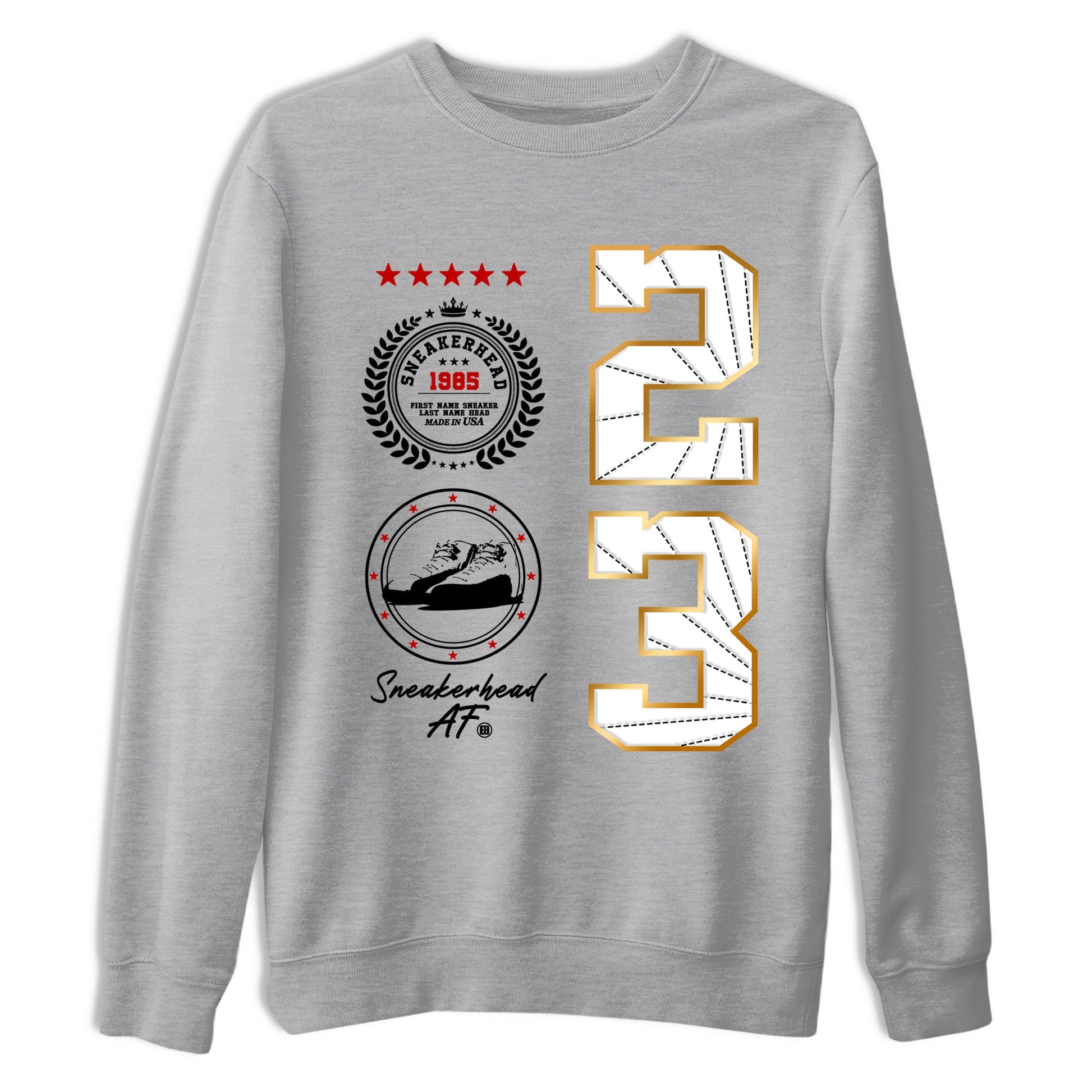 Sneaker match tees – Sneaker Tees To Match Air Jordan 12 Taxi Shoes – Sneaker Emblem Tee Heather Grey 2
