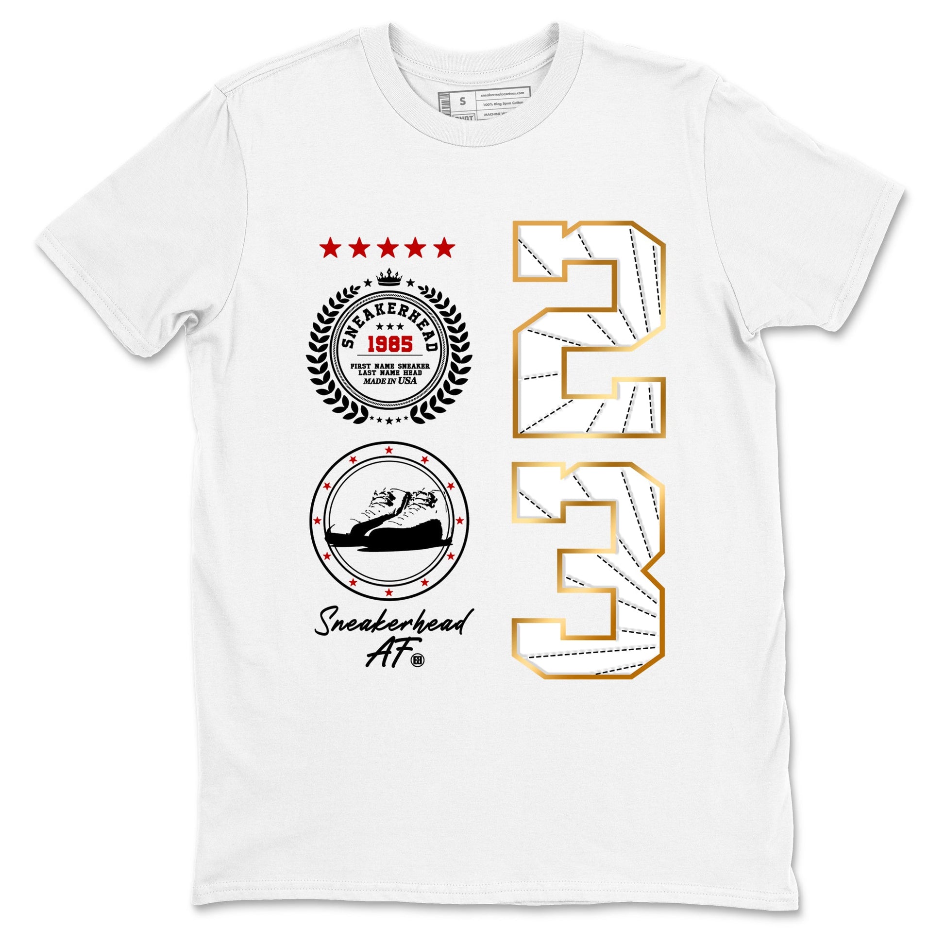 Sneaker match tees – Sneaker Tees To Match Air Jordan 12 Taxi Shoes – Sneaker Emblem Tee White 2