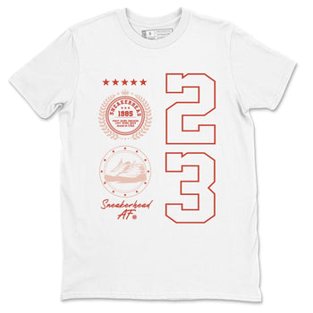 AJ13 Dune Red shirts to match jordans Sneaker Emblem sneaker match tees Air Jordan 13 Dune Red SNRT Sneaker Tees streetwear brand White 2 unisex cotton tee