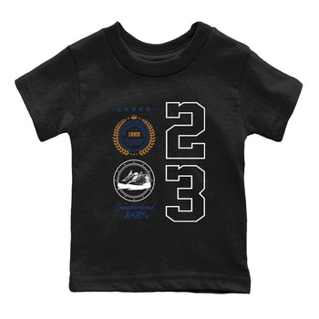 13 Midnight Navy Shirts To Match Jordans Sneaker Emblem Sneaker Shirts Air Jordan 13 Midnight Navy SNRT Sneaker Release Tees Baby Youth Toddler Black 2 crew neck shirts