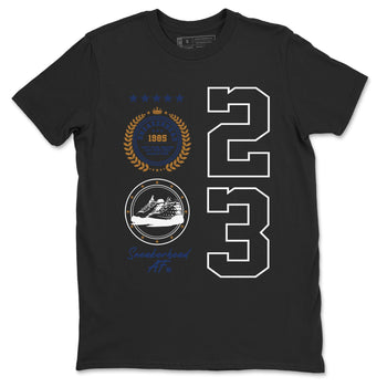 13 Midnight Navy Shirts To Match Jordans Sneaker Emblem Sneaker Shirts Air Jordan 13 Midnight Navy SNRT Sneaker Release Tees Unisex Cotton Crew Neck Black 2 crew neck shirts
