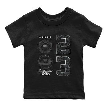 Air Jordan 3 Black Cat shirts to match jordans Sneaker Emblem sneaker match tees Jordan 3 Retro Black Cat best t shirts to wear with jordans SNRT Sneaker Tees Youth Baby Black 2 tee