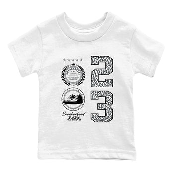 Air Jordan 3 Black Cat shirts to match jordans Sneaker Emblem sneaker match tees Jordan 3 Retro Black Cat best t shirts to wear with jordans SNRT Sneaker Tees Youth Baby White 2 tee