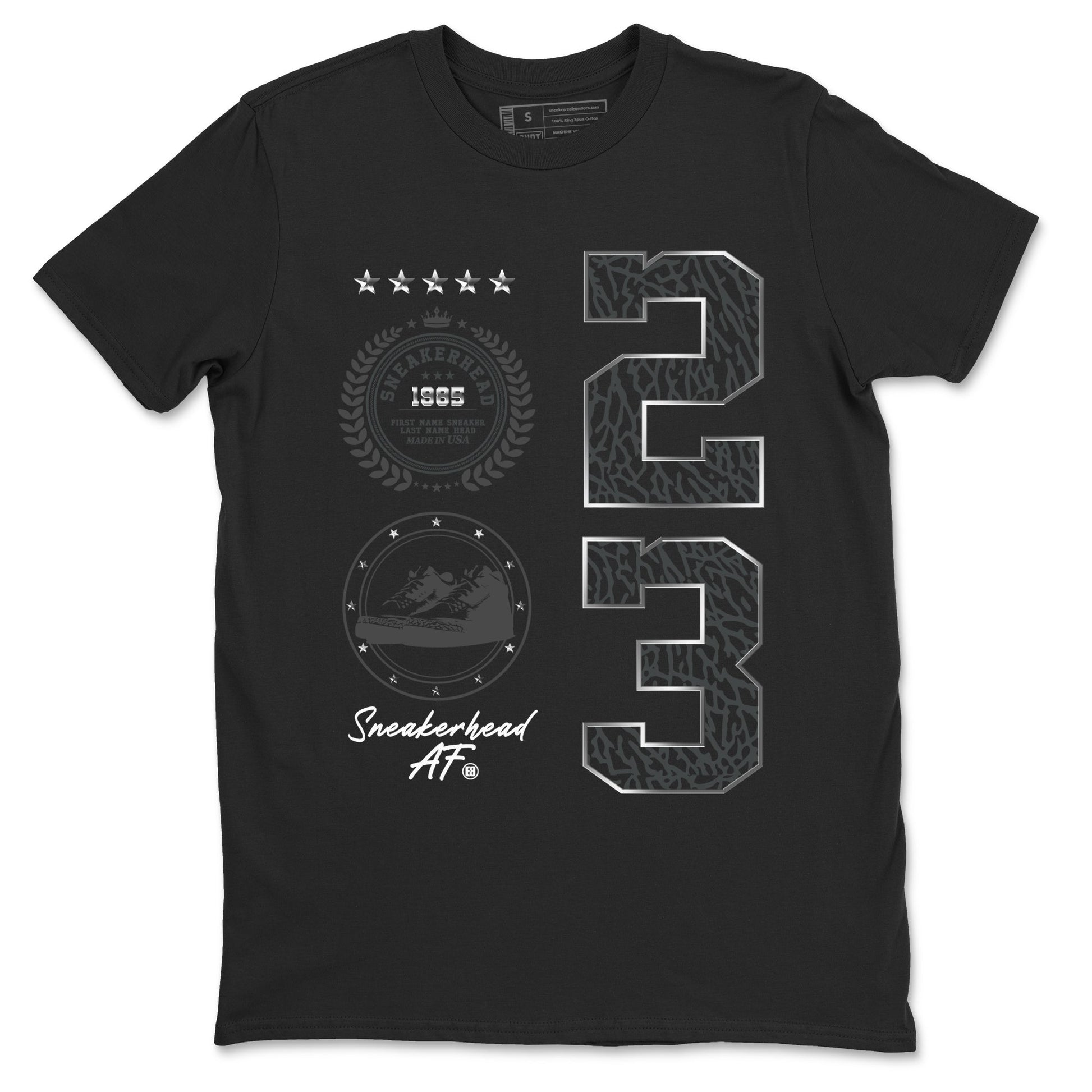 Air Jordan 3 Black Cat shirts to match jordans Sneaker Emblem sneaker match tees Jordan 3 Retro Black Cat best t shirts to wear with jordans SNRT Sneaker Tees unisex cotton Black 2 shirts