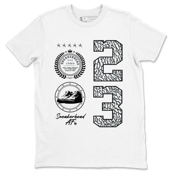 Air Jordan 3 Black Cat shirts to match jordans Sneaker Emblem sneaker match tees Jordan 3 Retro Black Cat best t shirts to wear with jordans SNRT Sneaker Tees unisex cotton White 2 shirts
