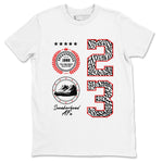 3s Black Cement shirts to match jordans Sneaker Emblem sneaker match tees Air Jordan 3 Retro Black Cement SNRT Sneaker Release Tees unisex cotton White 2 crew neck shirts