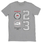 Air Jordan 3 Retro Cement Grey shirts to match jordans Sneaker Emblem sneaker match tees 3s Cement Grey SNRT Sneaker Tees streetwear brand Heather Grey 2 unisex cotton tee