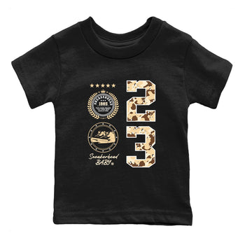 WNBA x Air Jordan 3 “Desert Camo” shirts to match jordans Sneaker Emblem sneaker match tees Air Jordan 3 Desert Camo SNRT Sneaker Release Tees Clothing Sneakerhead ShirtsBaby and Youth Black 2 cotton tee