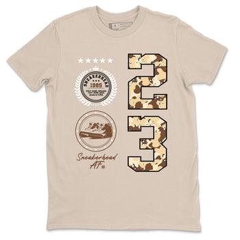 WNBA x Air Jordan 3 “Desert Camo” shirts to match jordans Sneaker Emblem sneaker match tees Air Jordan 3 Desert Camo SNRT Sneaker Release Tees Clothing Sneakerhead ShirtsSand 2 unisex cotton tee