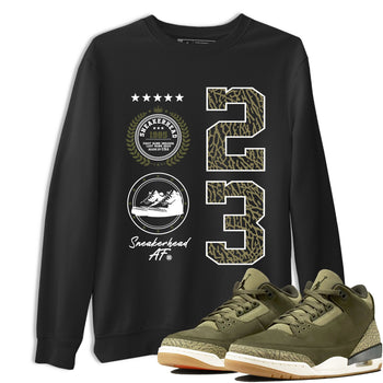 Sneaker Threads – Sneaker Threads To Match Air Jordan 3 Family Affair Shoes – Sneaker Emblem Tee Black 1