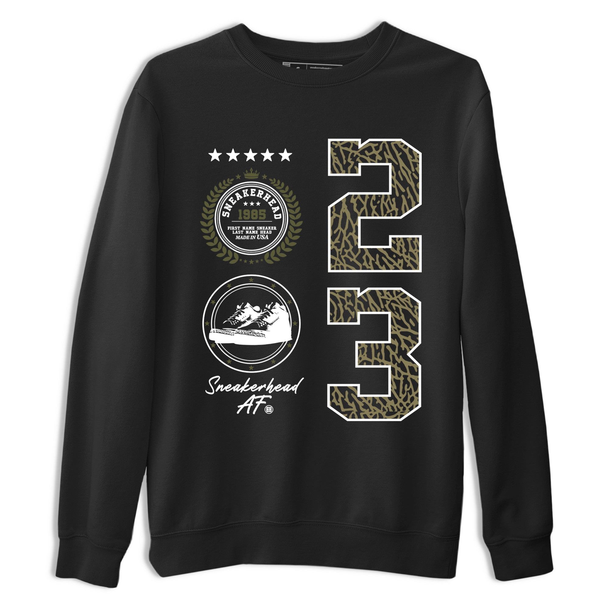 Sneaker Threads – Sneaker Threads To Match Air Jordan 3 Family Affair Shoes – Sneaker Emblem Tee Black 2