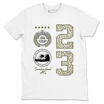 Sneaker Threads – Sneaker Threads To Match Air Jordan 3 Family Affair Shoes – Sneaker Emblem Tee White 2