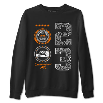 3s Georgia Peach shirt to match jordans Sneaker Emblem sneaker tees Air Jordan 3 Retro Georgia Peach SNRT Sneaker Release Tees unisex cotton Black 2 crew neck shirt