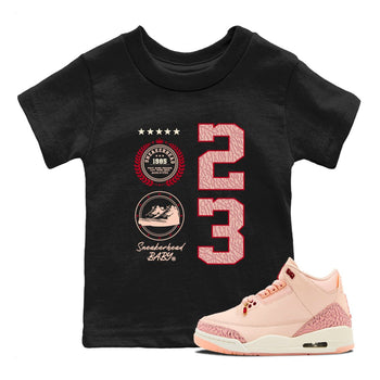 3s Valentines Day shirts to match jordans Sneaker Emblem best t shirts to wear with jordans Air Jordan 3 Valentines Day match shoes to clothes SNRT Sneaker Tees Youth Baby Black 1 tee