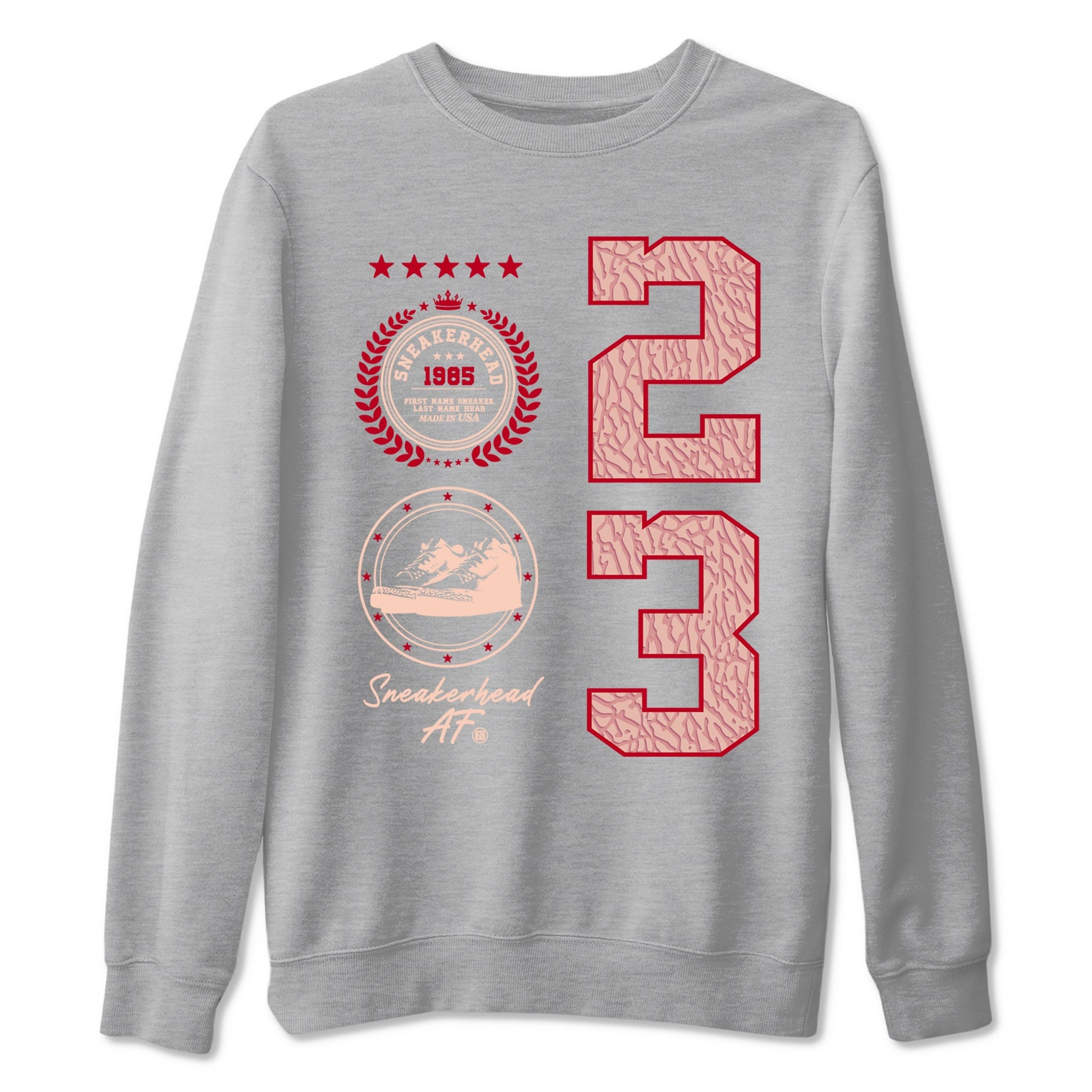 3s Valentines Day shirts to match jordans Sneaker Emblem best t shirts to wear with jordans Air Jordan 3 Valentines Day match shoes to clothes SNRT Sneaker Tees unisex cotton Heather Grey 2 shirts