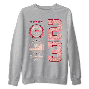3s Valentines Day shirts to match jordans Sneaker Emblem best t shirts to wear with jordans Air Jordan 3 Valentines Day match shoes to clothes SNRT Sneaker Tees unisex cotton Heather Grey 2 shirts