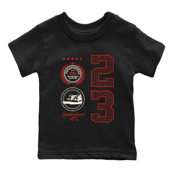4s Brick By Brick best t shirts to wear with jordans Sneaker Emblem sneaker match tees Nigel Sylvester x Air Jordan 4 Brick by Brick match shoes to clothes SNRT Sneaker Tees Youth Baby Black 2 tee