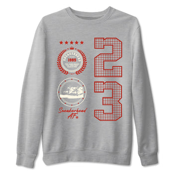 4s Brick By Brick best t shirts to wear with jordans Sneaker Emblem sneaker match tees Nigel Sylvester x Air Jordan 4 Brick by Brick match shoes to clothes SNRT Sneaker Tees unisex cotton Heather Grey 2 shirts