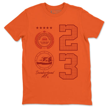 4s Brick By Brick best t shirts to wear with jordans Sneaker Emblem sneaker match tees Nigel Sylvester x Air Jordan 4 Brick by Brick match shoes to clothes SNRT Sneaker Tees unisex cotton Orange 2 shirts