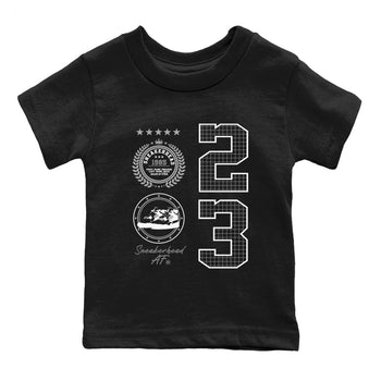 4s Fear shirts to match jordans Sneaker Emblem sneaker match tees Air Jordan 4 Retro Fear match shoes to clothes SNRT Sneaker Tees Youth Baby Black 2 tee