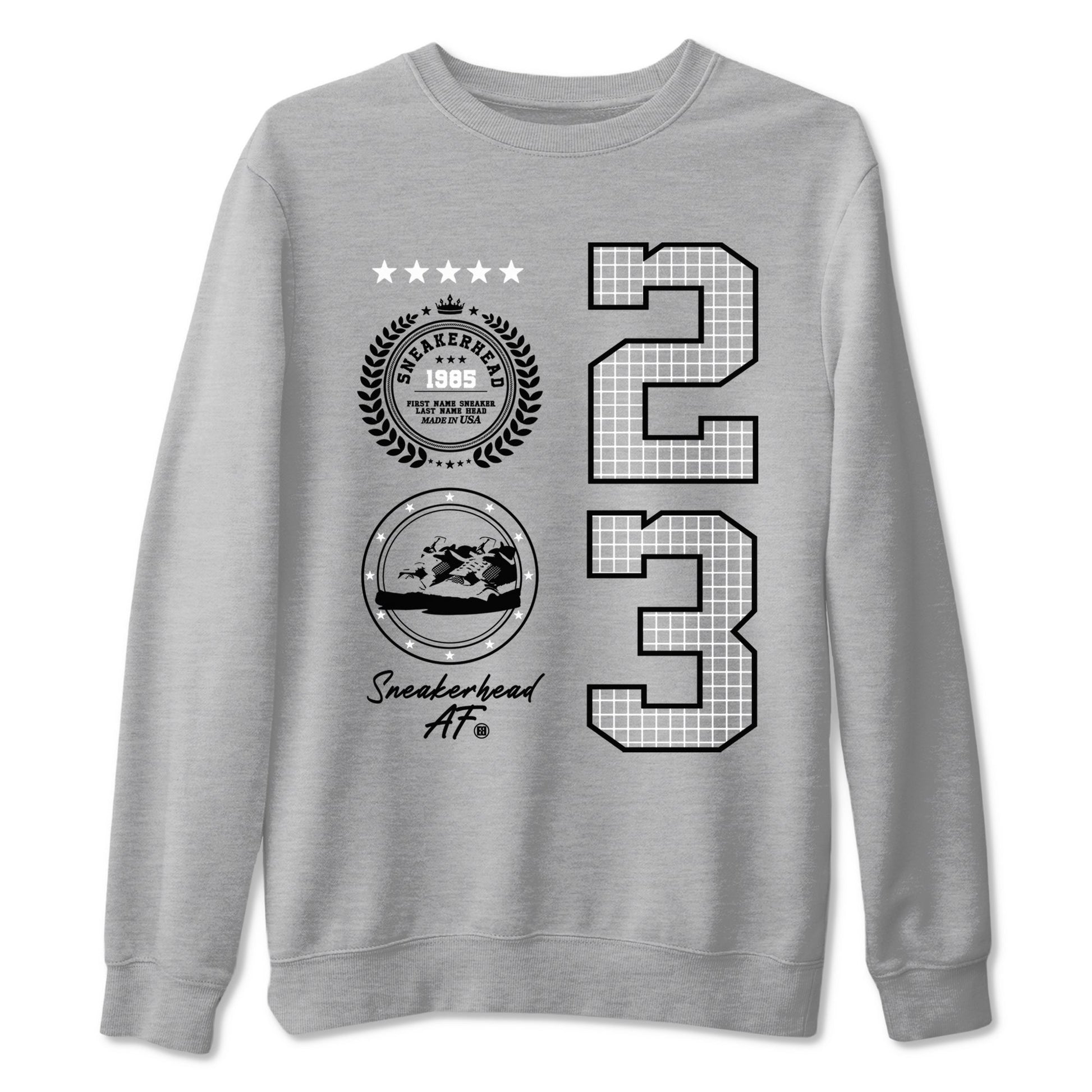 4s Fear shirts to match jordans Sneaker Emblem sneaker match tees Air Jordan 4 Retro Fear match shoes to clothes SNRT Sneaker Tees unisex cotton Heather Grey 2 shirts