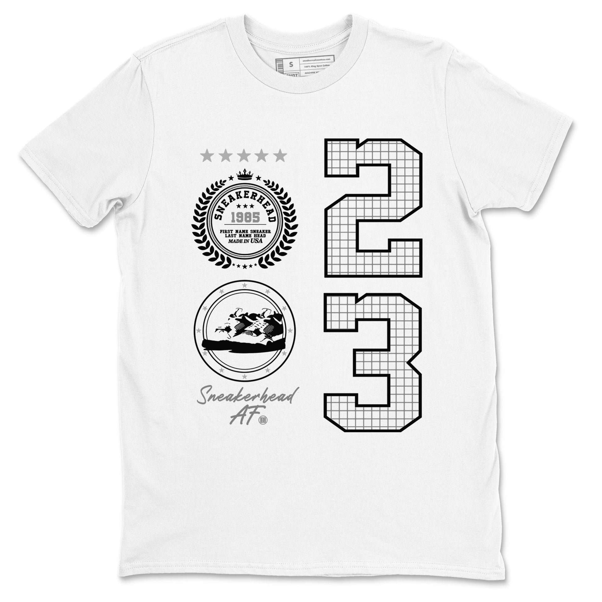 4s Fear shirts to match jordans Sneaker Emblem sneaker match tees Air Jordan 4 Retro Fear match shoes to clothes SNRT Sneaker Tees unisex cotton White 2 shirts