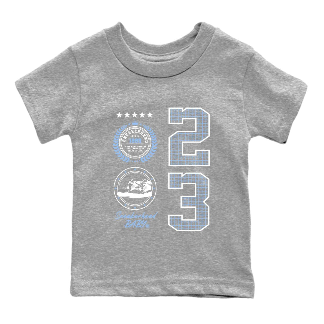 Air Jordan 4 WMNS Aluminumsneaker match tee Sneaker Emblem sneaker match tees Air Jordan 4 Forget Me Not best t-shirts to match jordans SNRT Sneaker Tees Youth Baby Heather Grey 2 tee