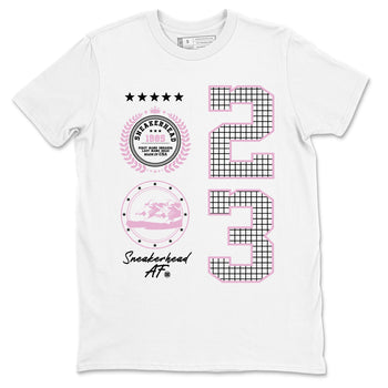 4s Orchid shirts to match jordans Sneaker Emblem sneaker match tees Air Jordan 4 Orchid match shoes to clothes SNRT Sneaker Tees unisex cotton White 2 shirts