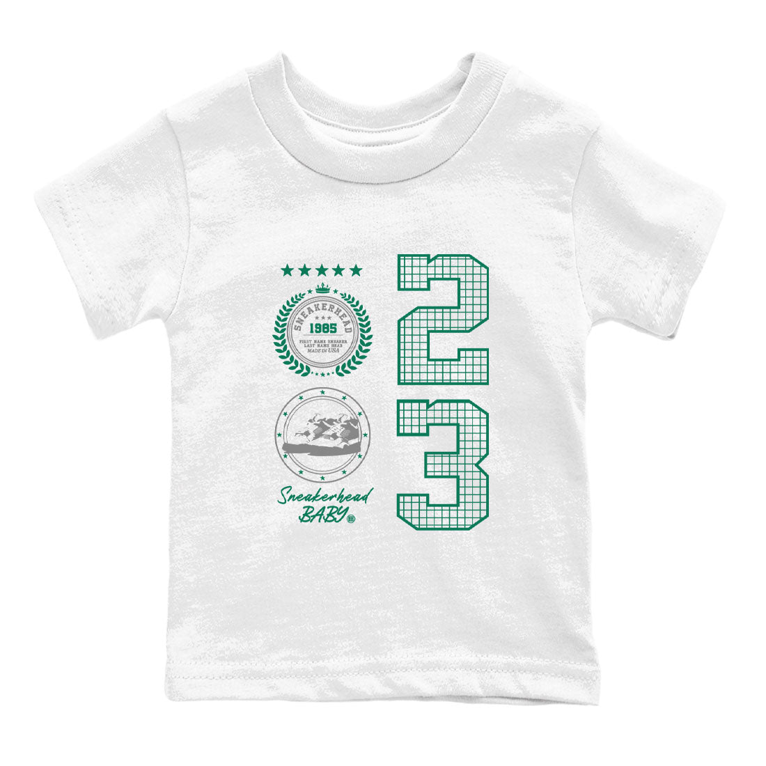4s Oxidized Green shirts to match jordans Sneaker Emblem sneaker match tees Air Jordan 4 Oxidized Green SNRT Sneaker Tees streetwear brand Baby and Youth White 2 cotton tee