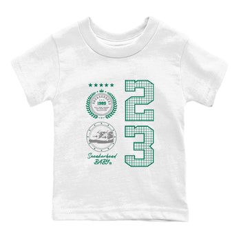 4s Oxidized Green shirts to match jordans Sneaker Emblem sneaker match tees Air Jordan 4 Oxidized Green SNRT Sneaker Tees streetwear brand Baby and Youth White 2 cotton tee