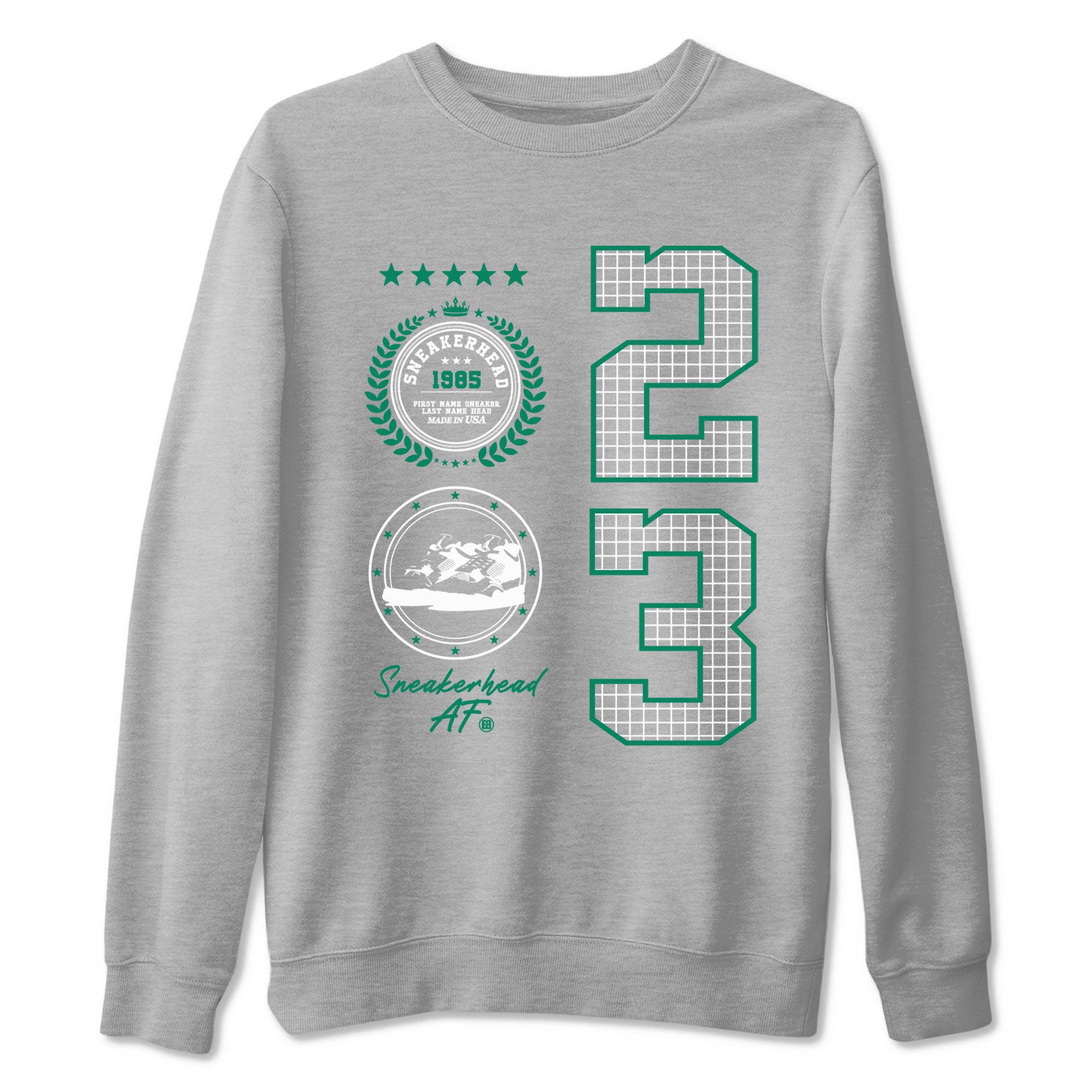 4s Oxidized Green shirts to match jordans Sneaker Emblem sneaker match tees Air Jordan 4 Oxidized Green SNRT Sneaker Tees streetwear brand Heather Grey 2 unisex cotton tee